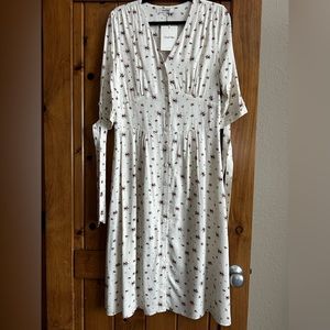 Simple Retro floral dress